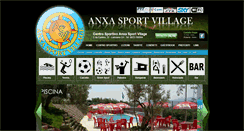 Desktop Screenshot of anxasportvillage.it